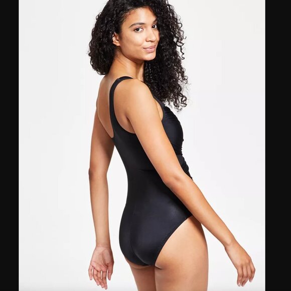 Miraclesuit Jena One-Shoulder Allover-Slimming One-Piece Swimsuit NWOT - Picture 2 of 9